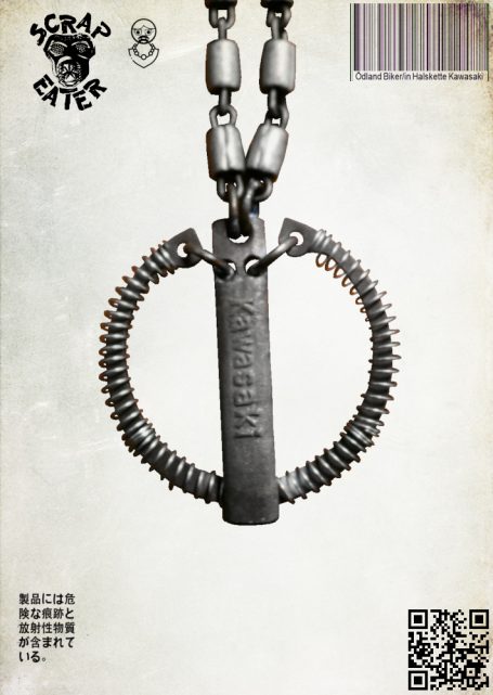 Metallischer Ring mit spiralförmigen Drähten und einem zentralen Schraubenschlüsselgriff.
13.20