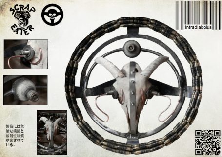 Mad Max inspiriertes Intradiabolus Lenkrad