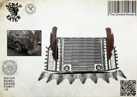 The Zombie Mower Front Rame