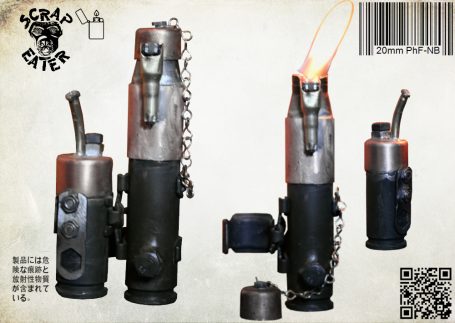 20mm Patronenhülsen Feuerzeug mit Nachfüllbehälter. (2019)