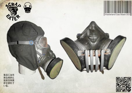 Fully functional Post-Apocalyptic Wasteland Endzeit ABC gasmask.