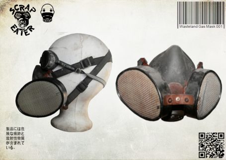 Fully functional Post-Apocalyptic Wasteland Endzeit ABC gasmask .