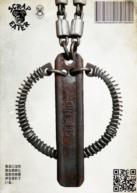 Metallischer Ring mit spiralförmigen Drähten und einem zentralen Schraubenschlüsselgriff.
13.20