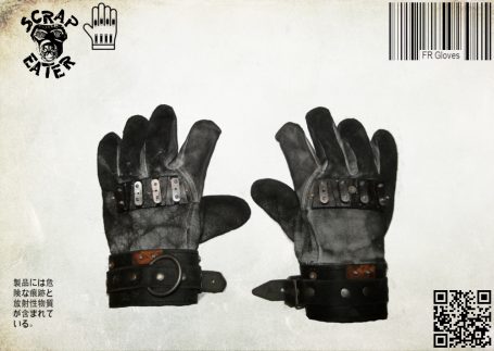 Post-Apocalyptic Wasteland Endzeit gloves with protective elements,